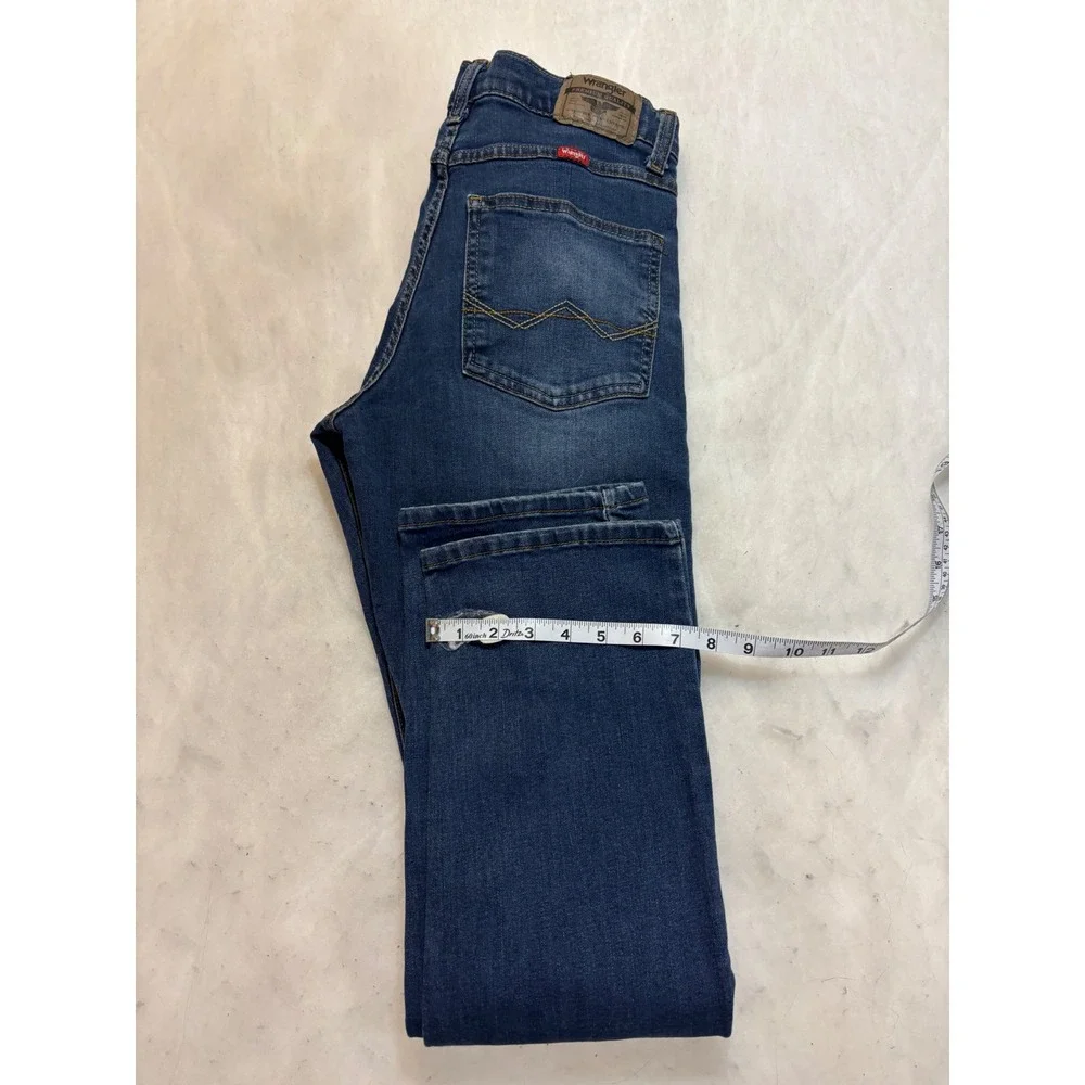 Wrangler Slim Straight Dark Wash Denim Jeans Flex‎ Waist 28x32